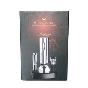 Moriank Wine Gift Set Automatic Bottle Opener Set 6 in One NIB